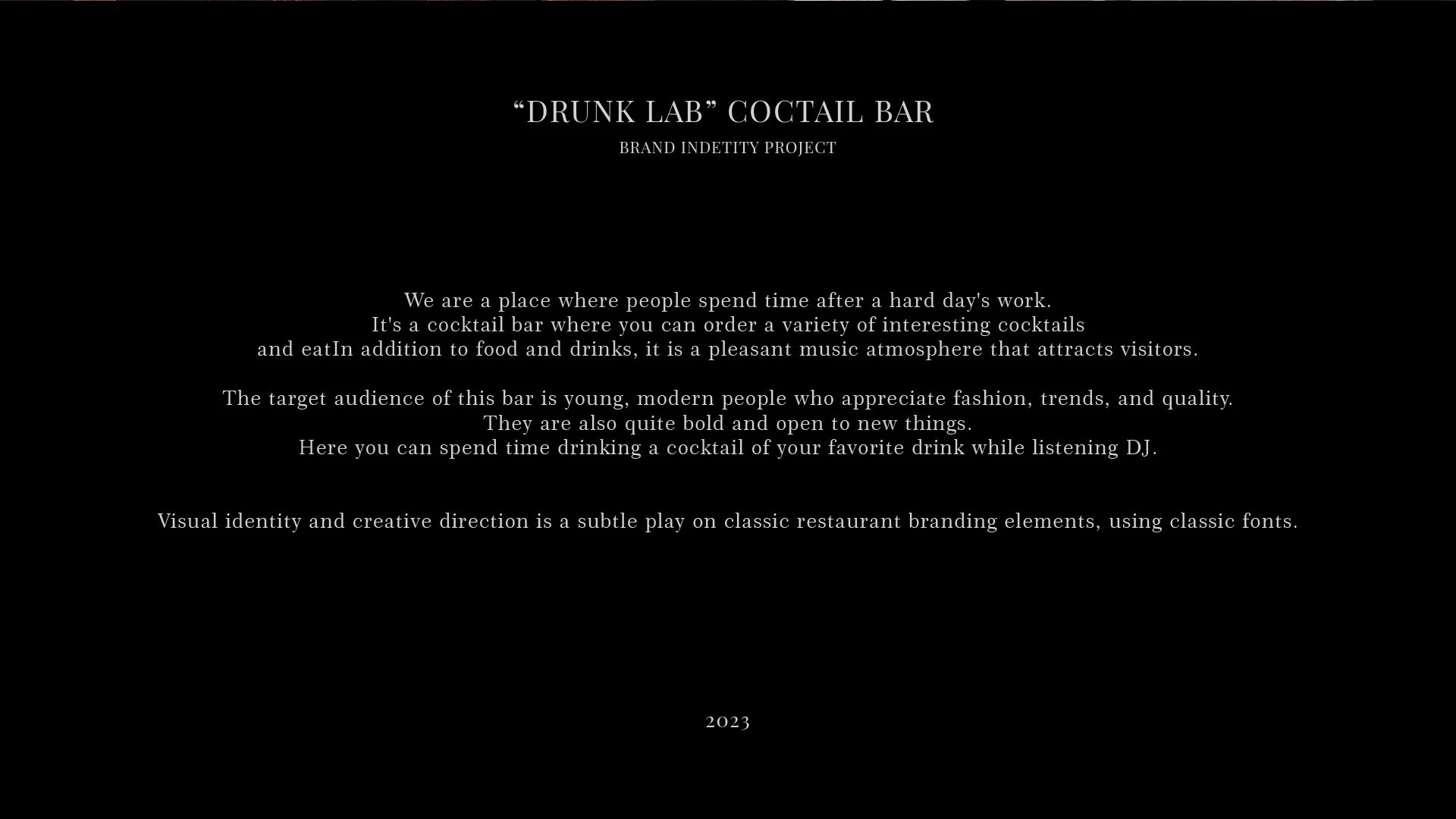 DRUNK LAB 1